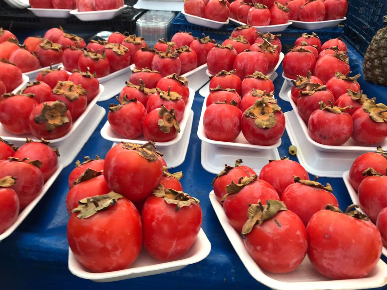 Trabzon’dan 150, Denizli’den 100 Lira: Cennet Hurması Menteşe Pazarını Renklendirdi 1